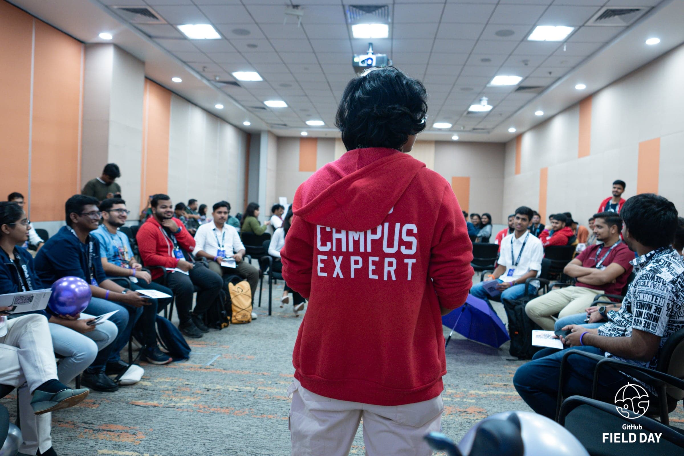 Leading attendees at GitHub Field Day India: Hyderabad 2024