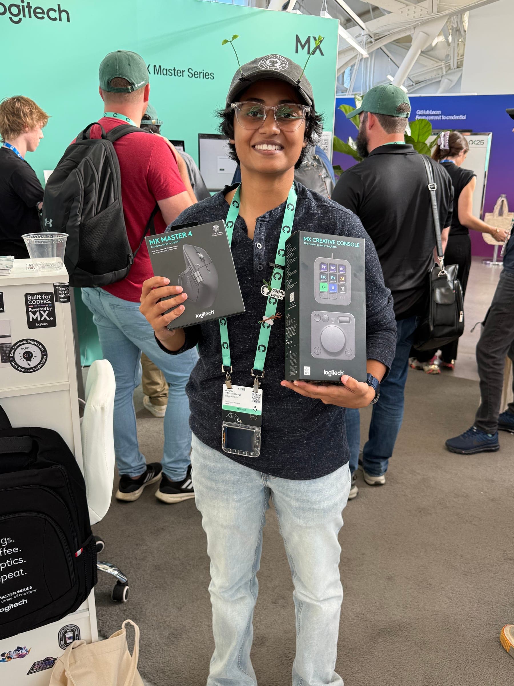 Spoils of victory at GitHub Universe 2025