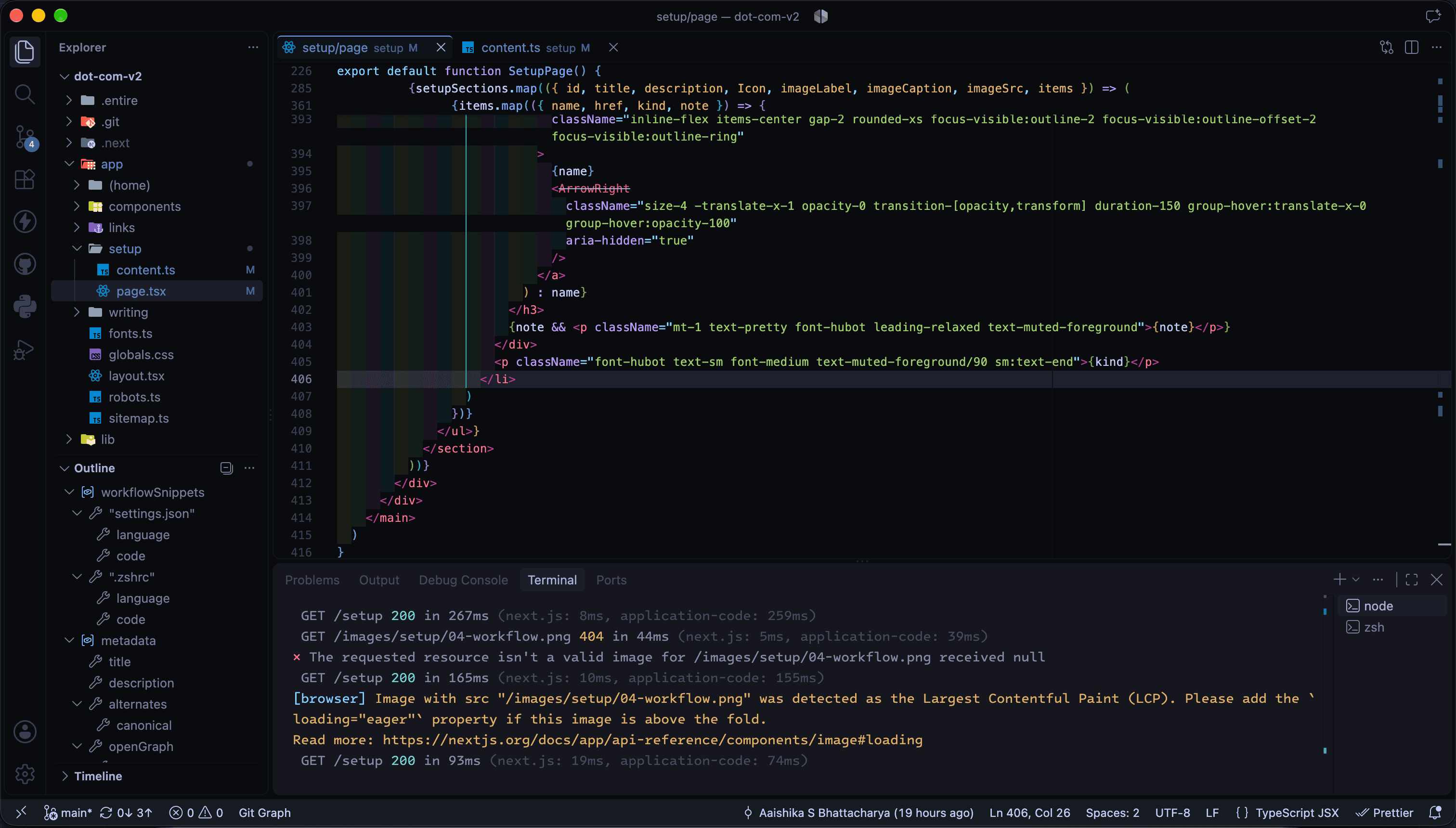 VS Code workspace
