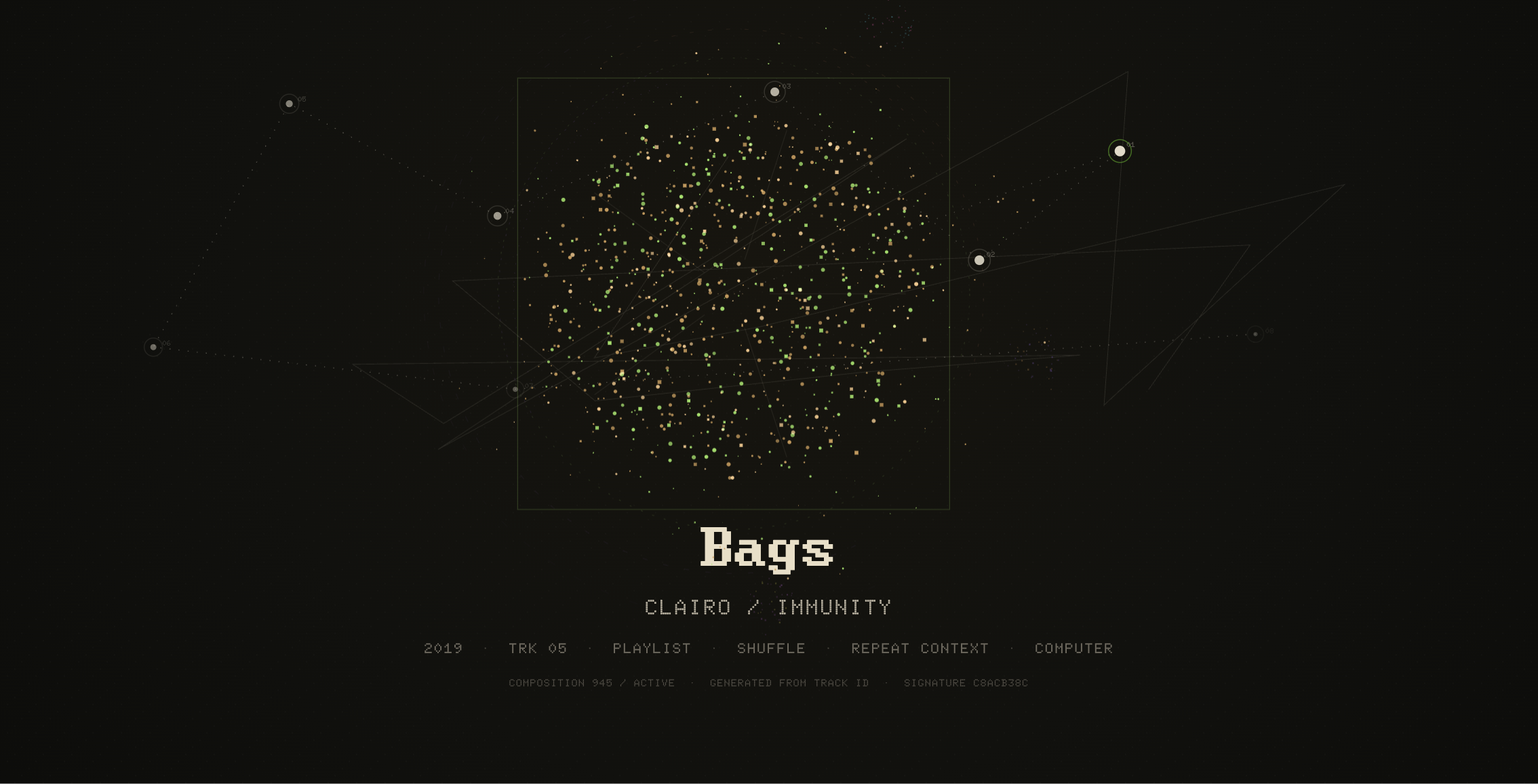 Turning Spotify history into generative art